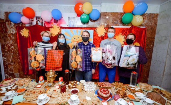 инвалиды, праздник, блины, масленица