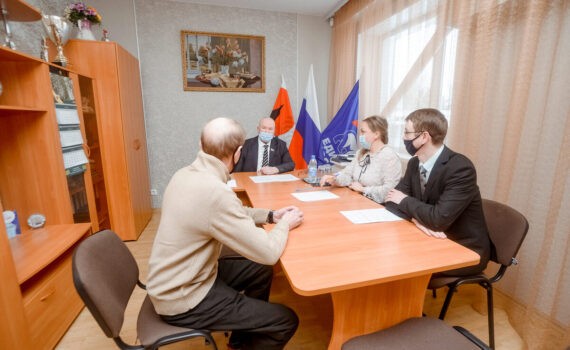 Владимир Семенов, прием, Оксана Бородкина