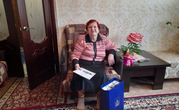 Мария Михайловна Протопопова, акция, поздравление