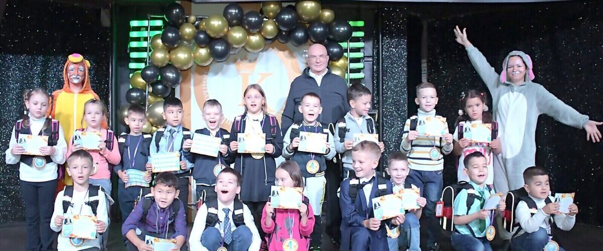 Владимир Семенов, первоклассники, школа, праздник