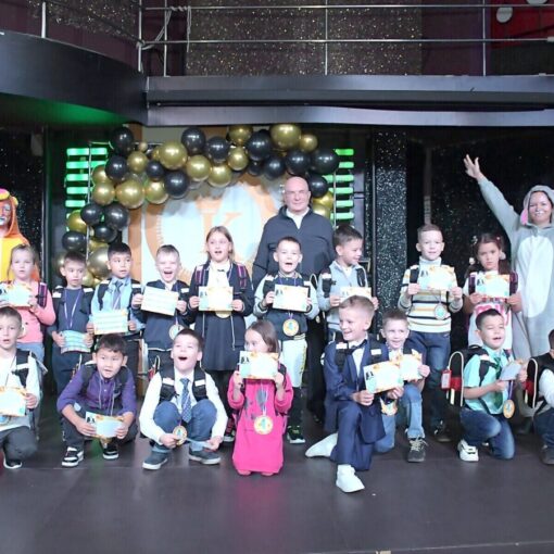 Владимир Семенов, первоклассники, школа, праздник