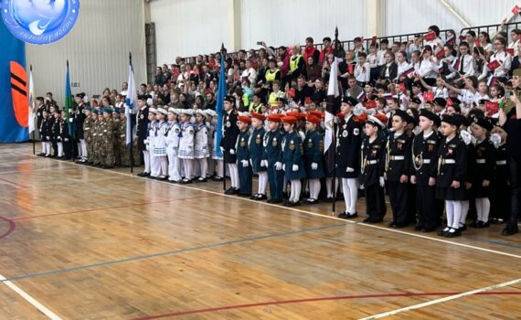 Парад юных волонтеров Победы Нефтеюганского района