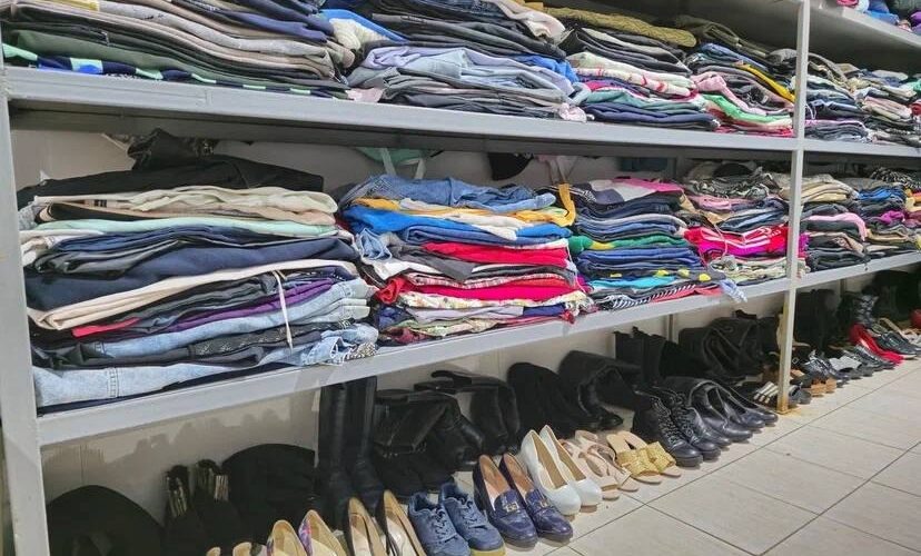 Раздача вещей