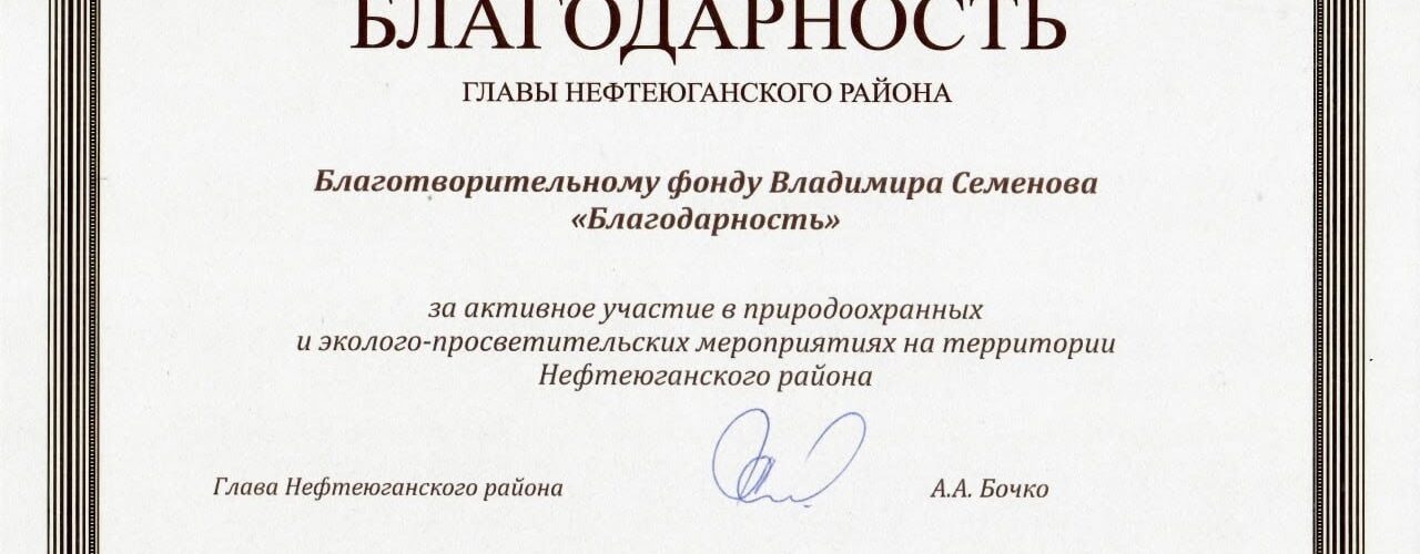 Благодарность