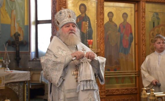 Божественная Литургия, владыка Павел