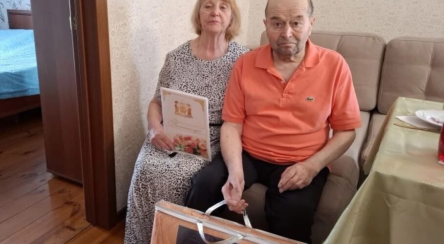 Куть-Ях 55 лет совместной жизни Ершовых Ивана Афонасьевича и Галину Владимировну